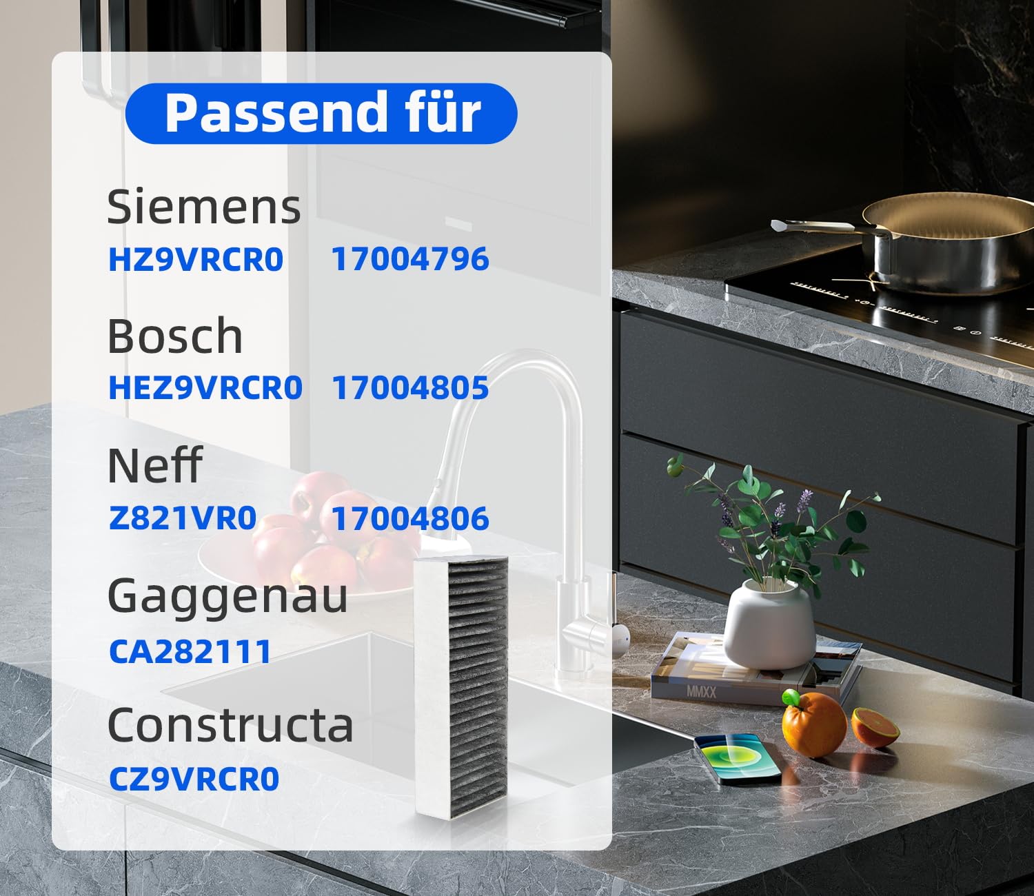00296173 Actief koolstoffilter voor afzuigkappen | BOSCH NL