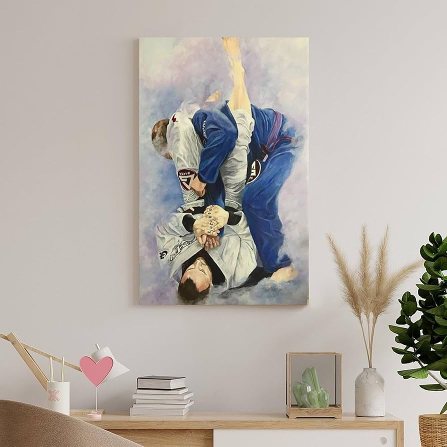 Amazon.com: Brazilian Jiu-jitsu Poster, Boxing, Sports Art