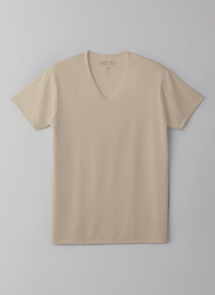ReD 半袖Tシャツ M ベージュ リカバリーウェア レッド（RED）（メンズ）リカバリーウェア バイタルテック V