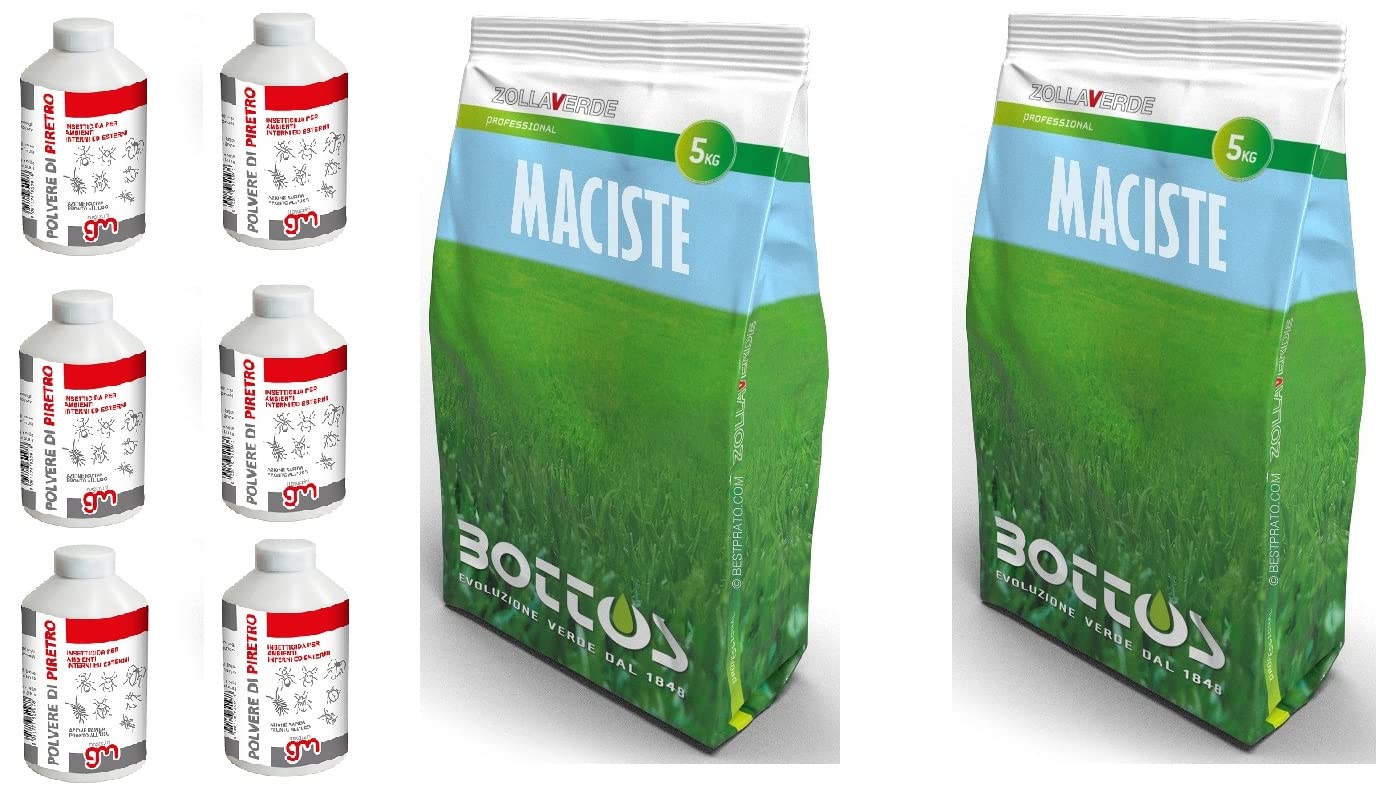 Sementi Prato Maciste Bottos 5kg - Resistente Alla Siccità Con Insetticida - Foto 6