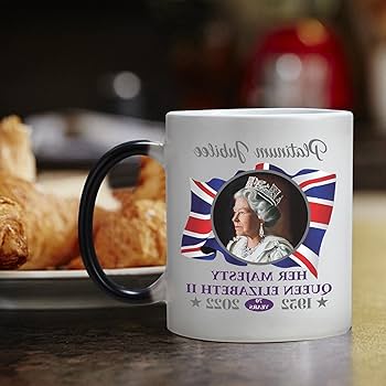 Amazon｜エリザベス 2 世マグカップ, 女王ジュビリー追悼マグギフト