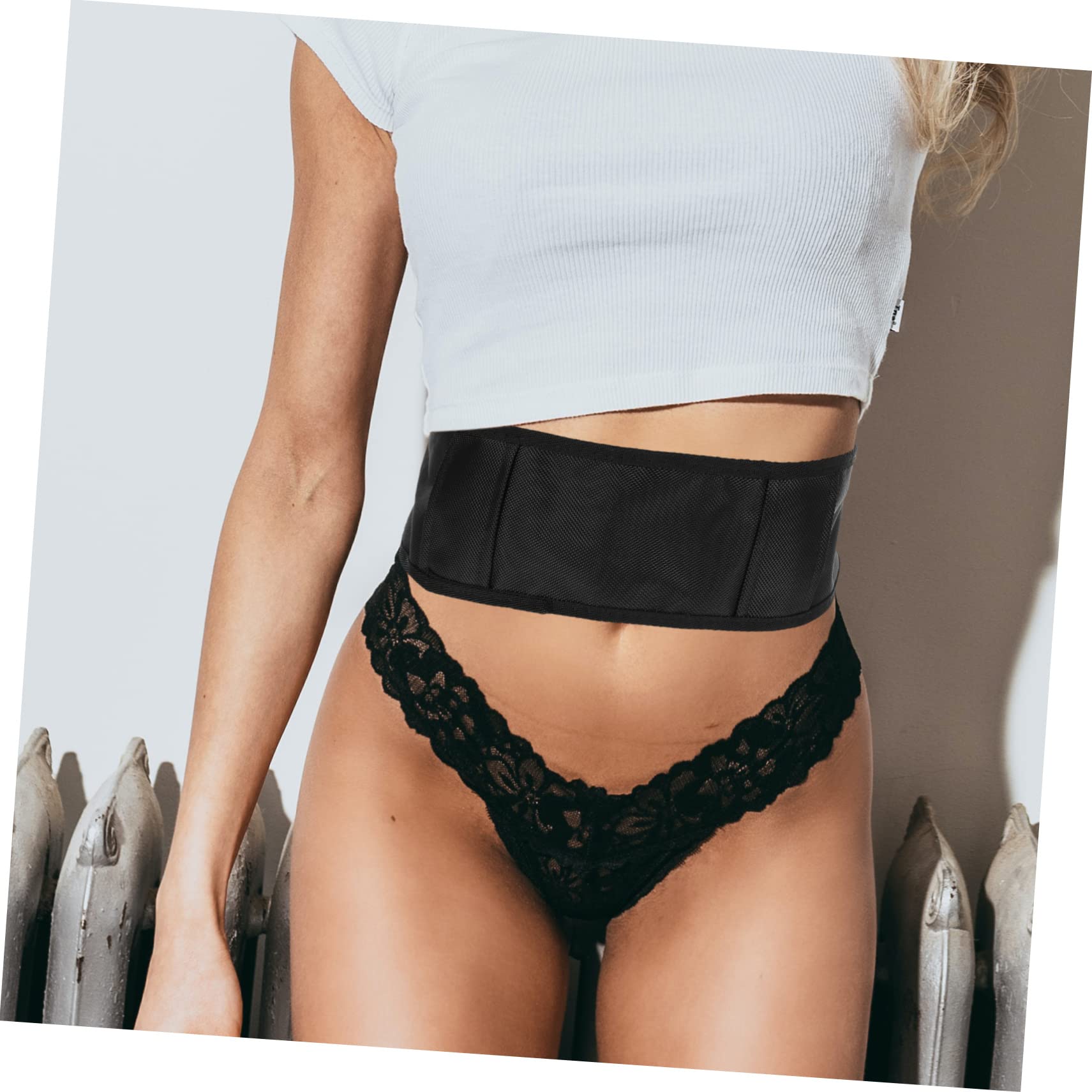 VANZACK 2pcs Lumbar Brace Support Belt Widened Waist Trimmer Trainer for Sports Protection Breathable and Quick Drying Material for Fitness and Exercise Suitable for Men and Women