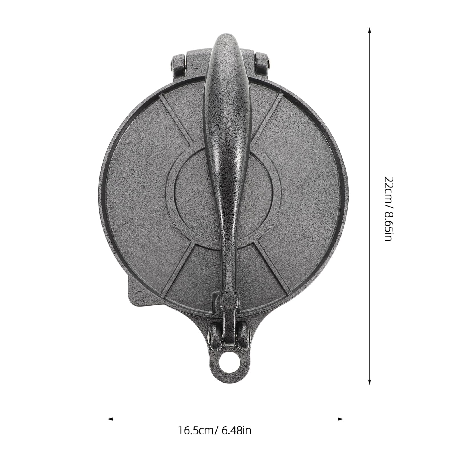HOLIDYOYO 1pc Aluminum Alloy Tortilla Press Tool Practical Dough Maker for Quick Homemade Tortillas Pies and More Easy to Use with Handle Design for Efficient Cooking