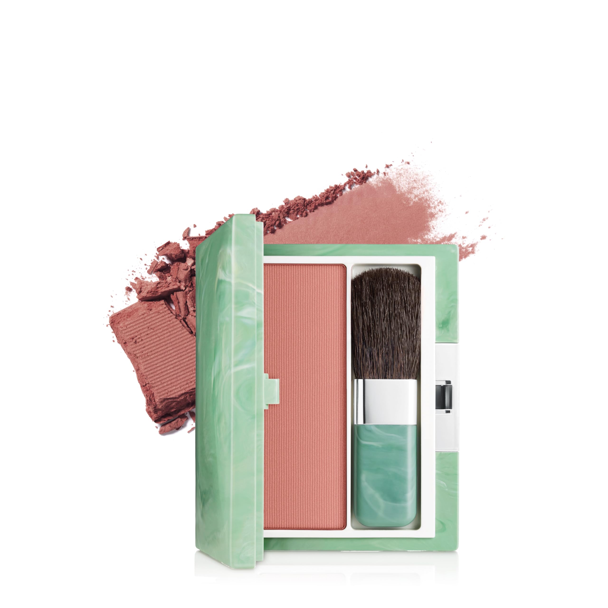 Clinique Soft-Pressed Powder Blusher Blush | Buildable Color + Natural Finish, 0.27 oz Fig