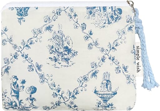 Cotton Floral Small Coin Pouch for Women DIAMOND FLOWER