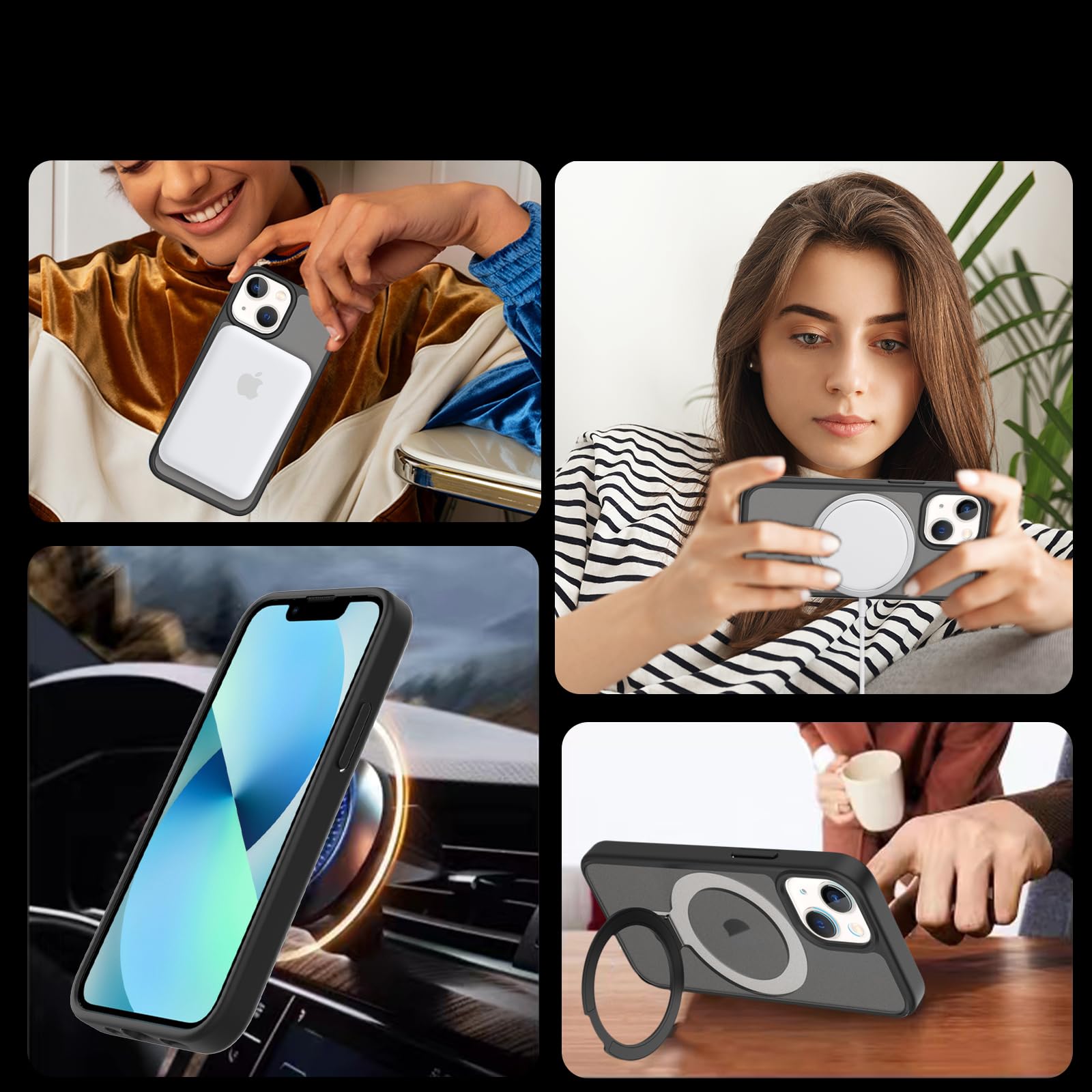 Amazon.co.jp: PinLiSheng iPhone 12 mini 13 mini 用 ケース 隠し収納