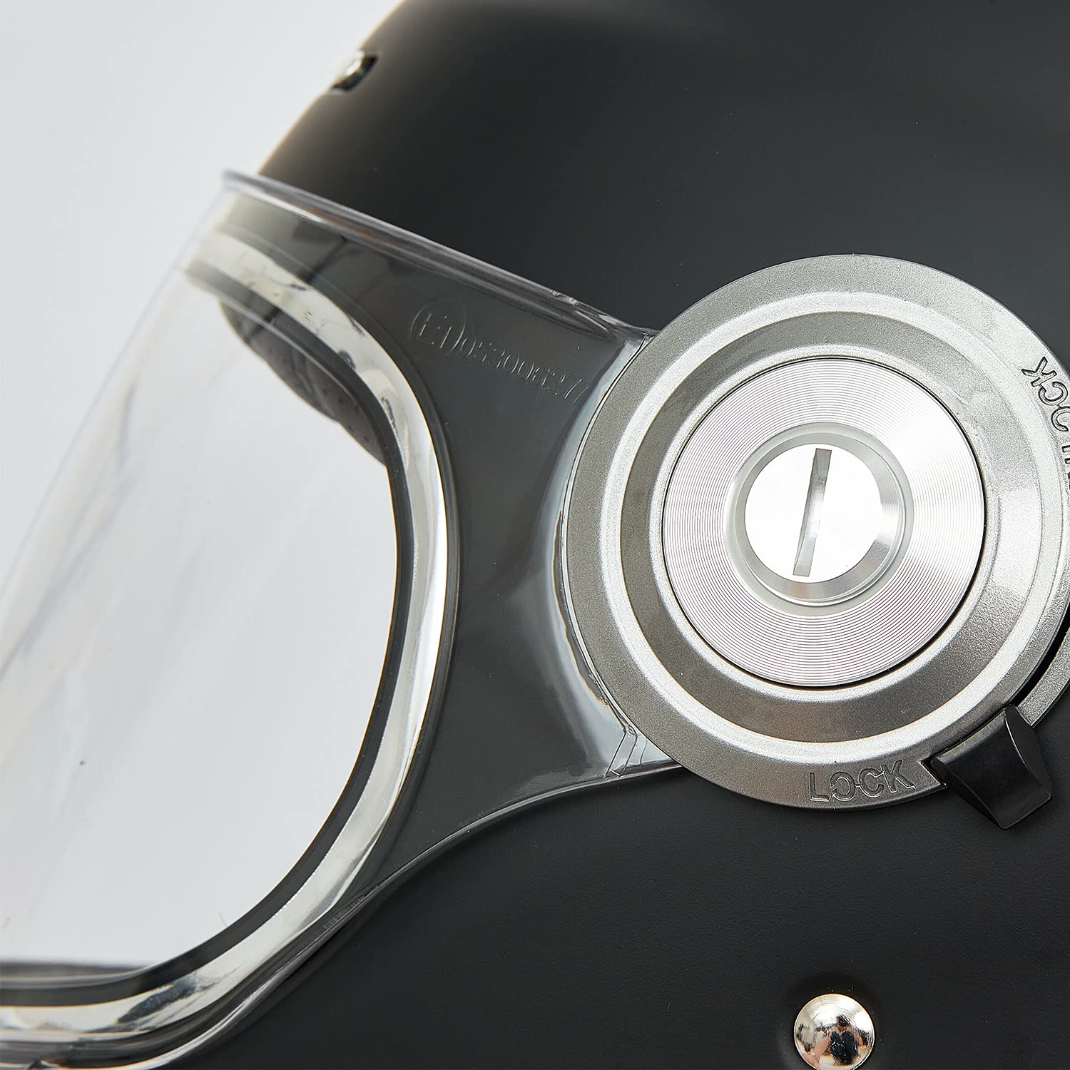 ORIGINE Casco Moto Integral Vintage ECE Homologado Cáscara de Fibra de Vidrio con Visera