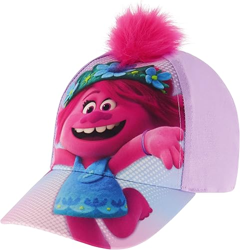 DreamWorks Gorra de béisbol ajustable para niñas de 4 a 7 años