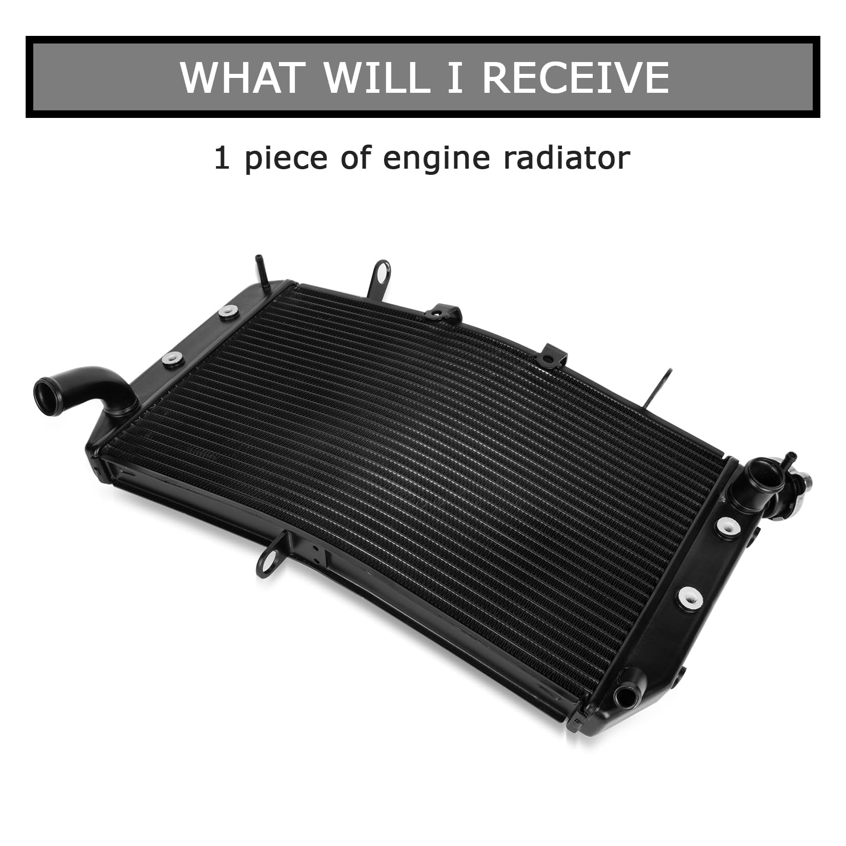 Raffreddamento del Radiatore Dell'olio del Radiatore del Motore per FZS 1000 2006-2015,per FAZER 1000 FZ1S FZ1N 2006-2012,per FZ8 FZ-N FZ-S 2011-2015 PSLER Accessori Moto
