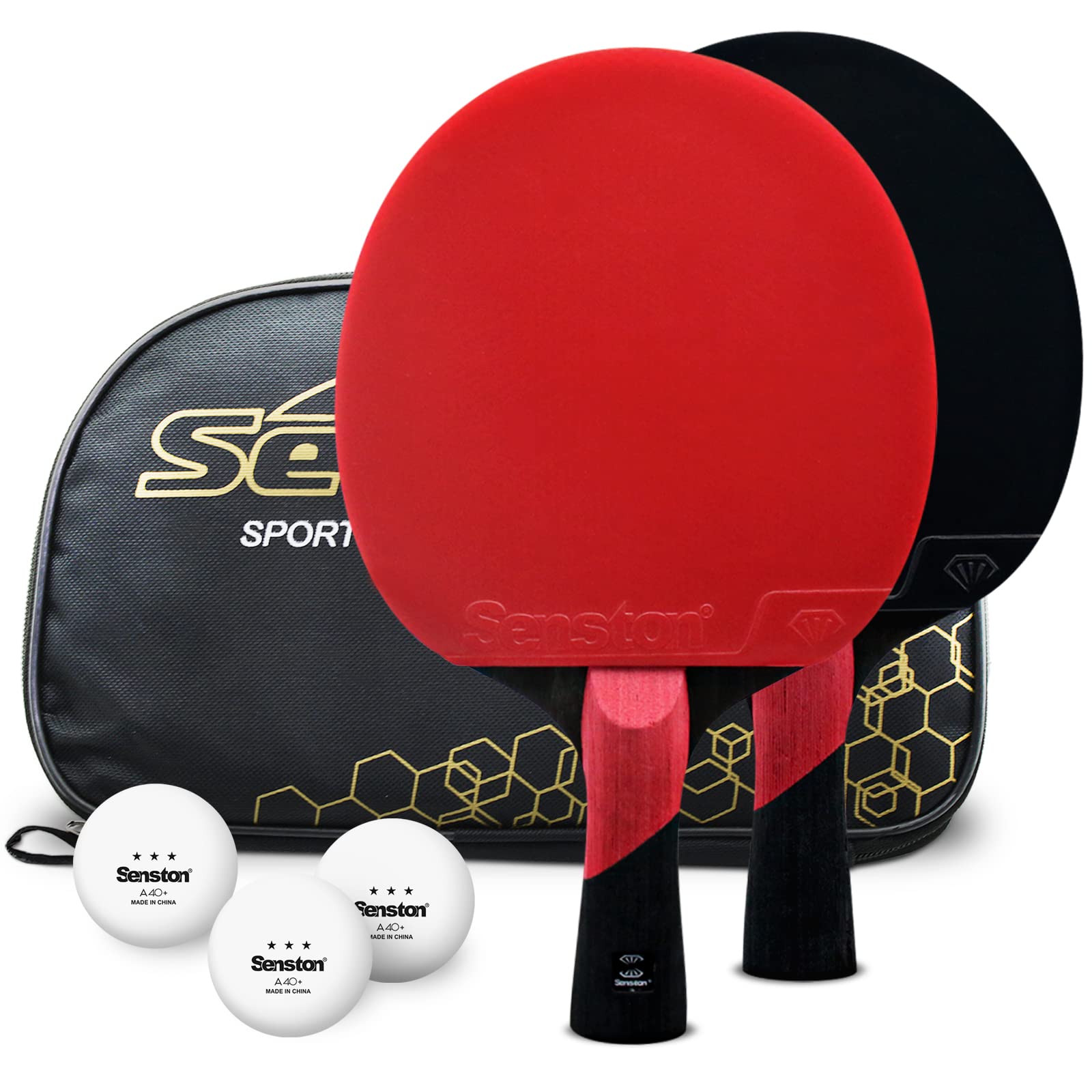 Buy Senston Table Tennis Bat Set with Carry Case, Professional Table