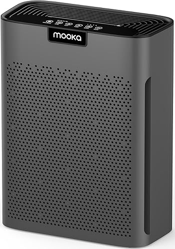 Purificadores de aire para el hogar, habitación grande de 2000 pies cuadrados, con filtros lavables, purificador de aire HEPA MOOKA H13 para el