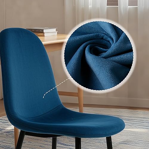 Miniatura 22 de CangLong - Silla de respaldo y asiento acojinado para silla, comedor. Gris,Azul oscuro,Verde oscuro,amarillo terroso,Gris1