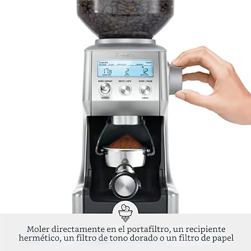 Vista 4 de Breville Smart Grinder Pro BCG820DBL, Azul Damson