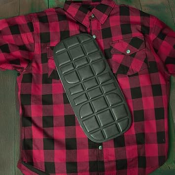 Milwaukee Leather | 1pc Back Protection for Motorcycle Jacket - Spine Protector - Armor Inserts for Motorcycle Shirts- MP7904