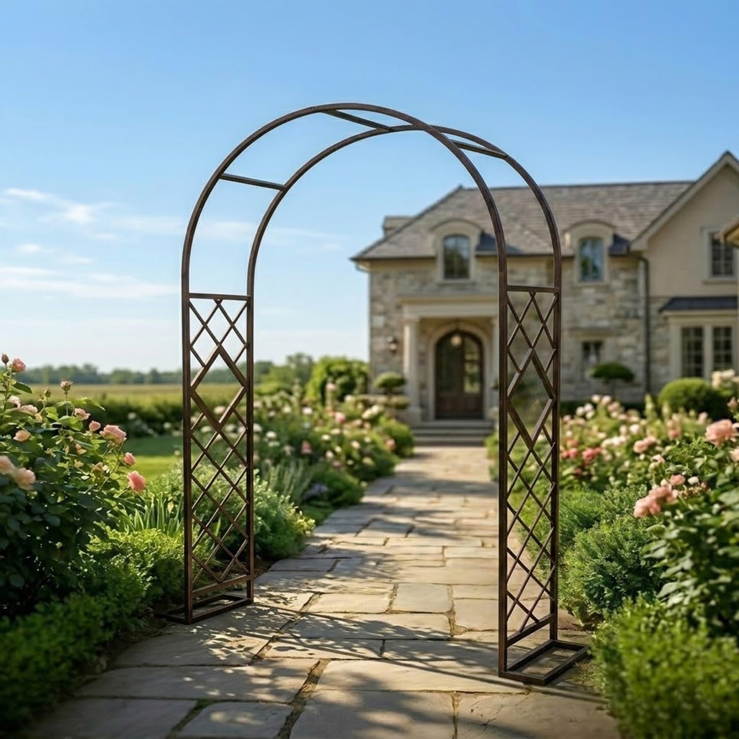 Arche de jardin en métal et arche de mariage extérieure pour sublimer vos réceptions