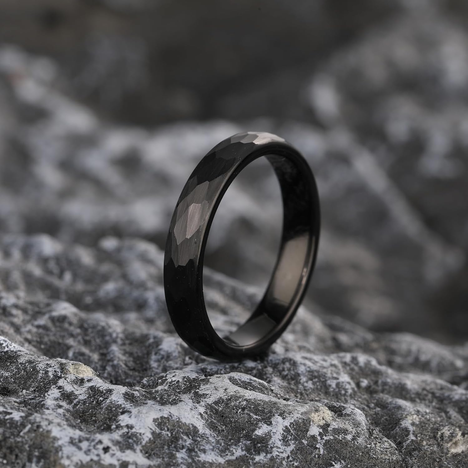 Personalized Ring for Couples 4mm 6mm Silver Gold Plated and Silver Rose Gold Plated Customized Tungsten Engraved Engagement Wedding Band