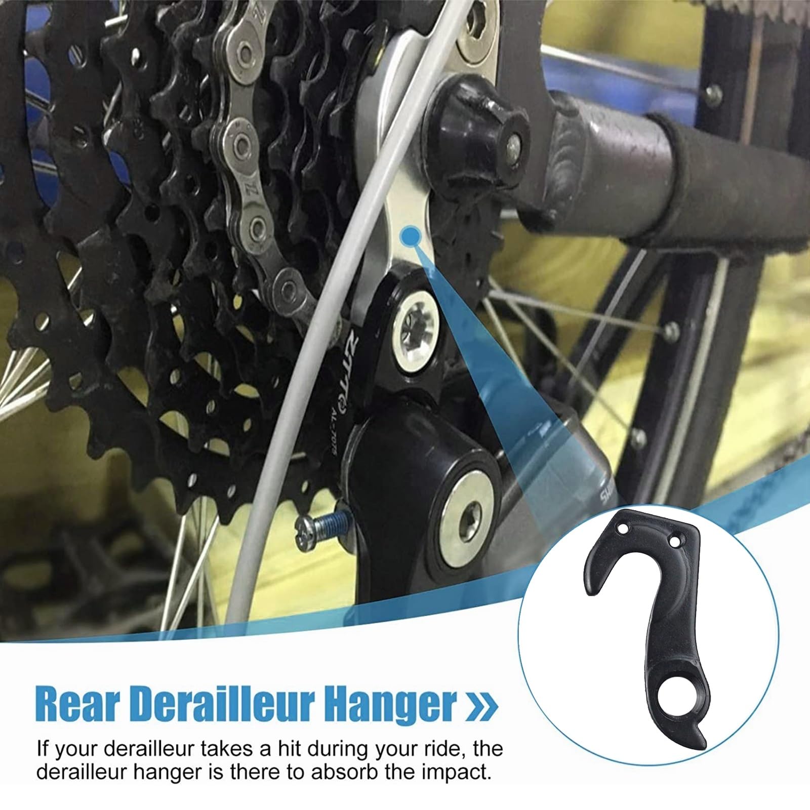 Crochet De Dérailleur Arrière Alliage Aluminium #167 – Compatible Giant TCR / TCX – Robuste Et Léger !