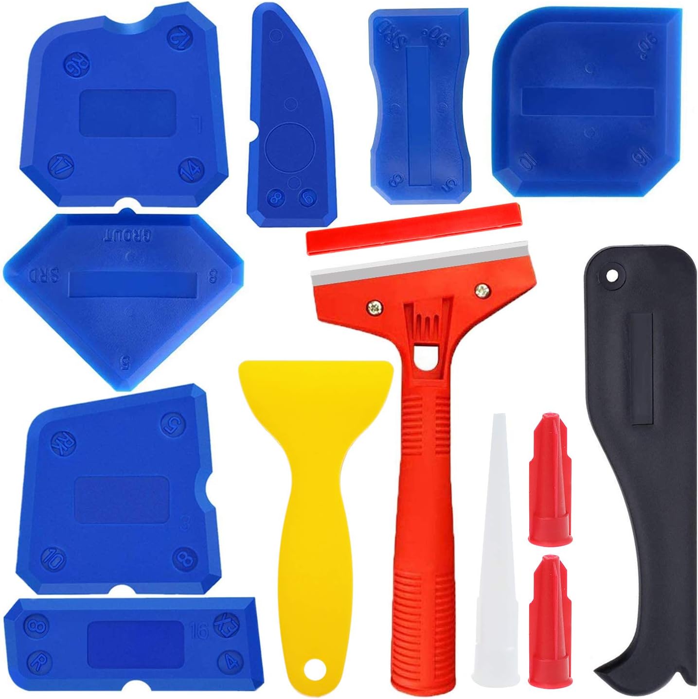 Newthinking 13 Pieces Sealant Tool Kit, Sealant Finishing Tool with