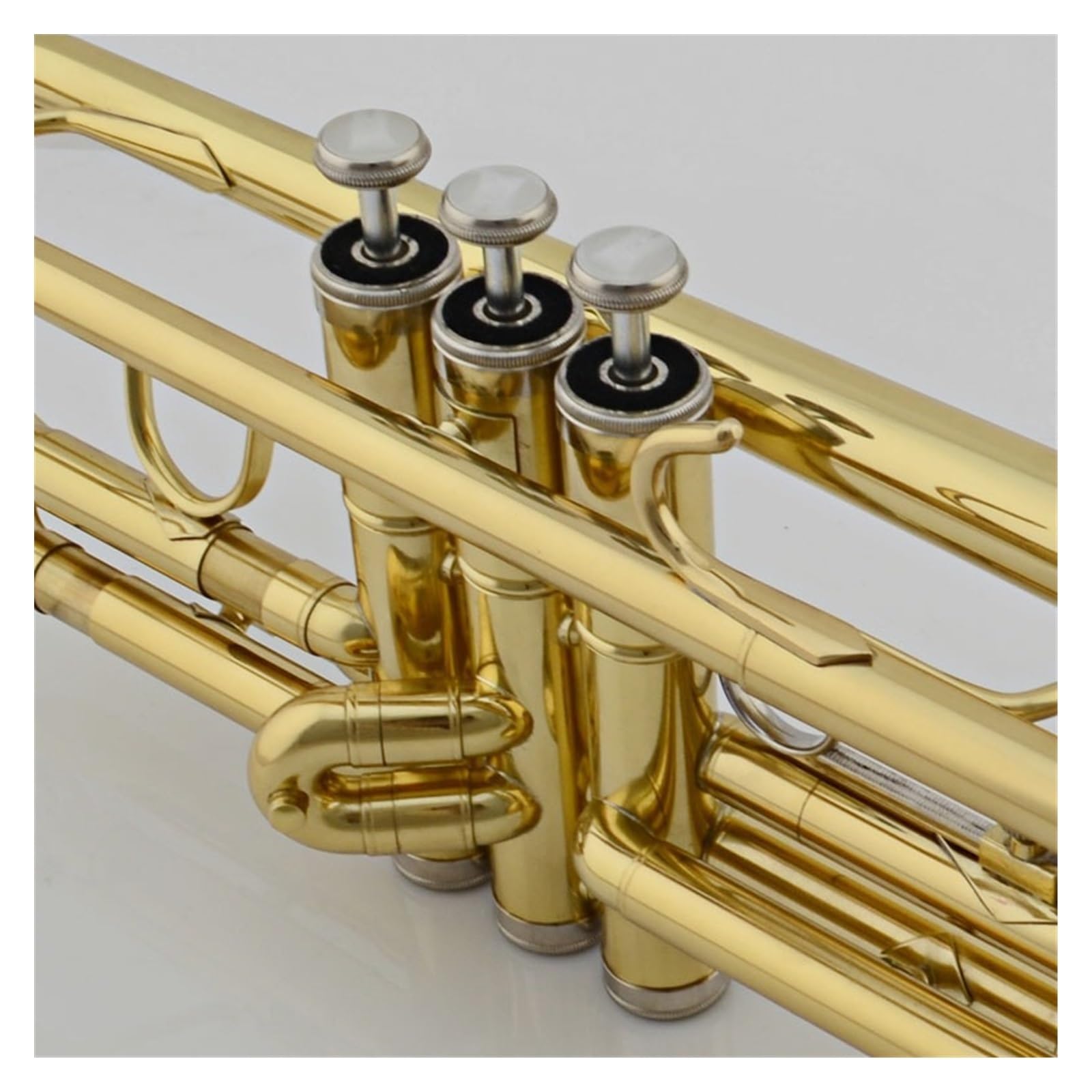 trąbka instrument Instrument trąbkowy w kolorze złotym profesjonalna trąbka dla początkujących poziom B-dur