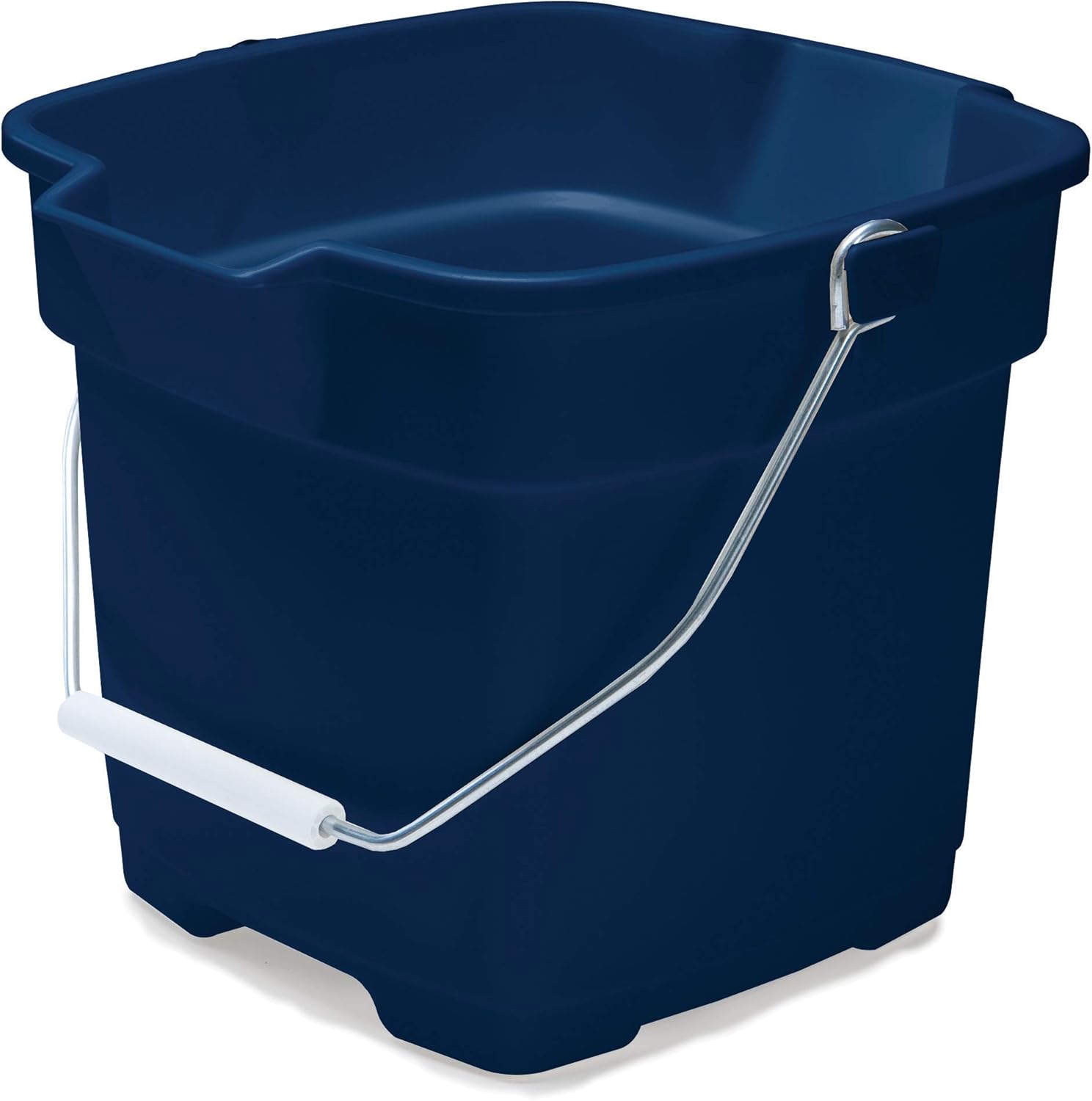Rubbermaid FG296400ROYBL Roughneck Square Bucket, 12Quart, Blue by Rubbermaid Amazon.es