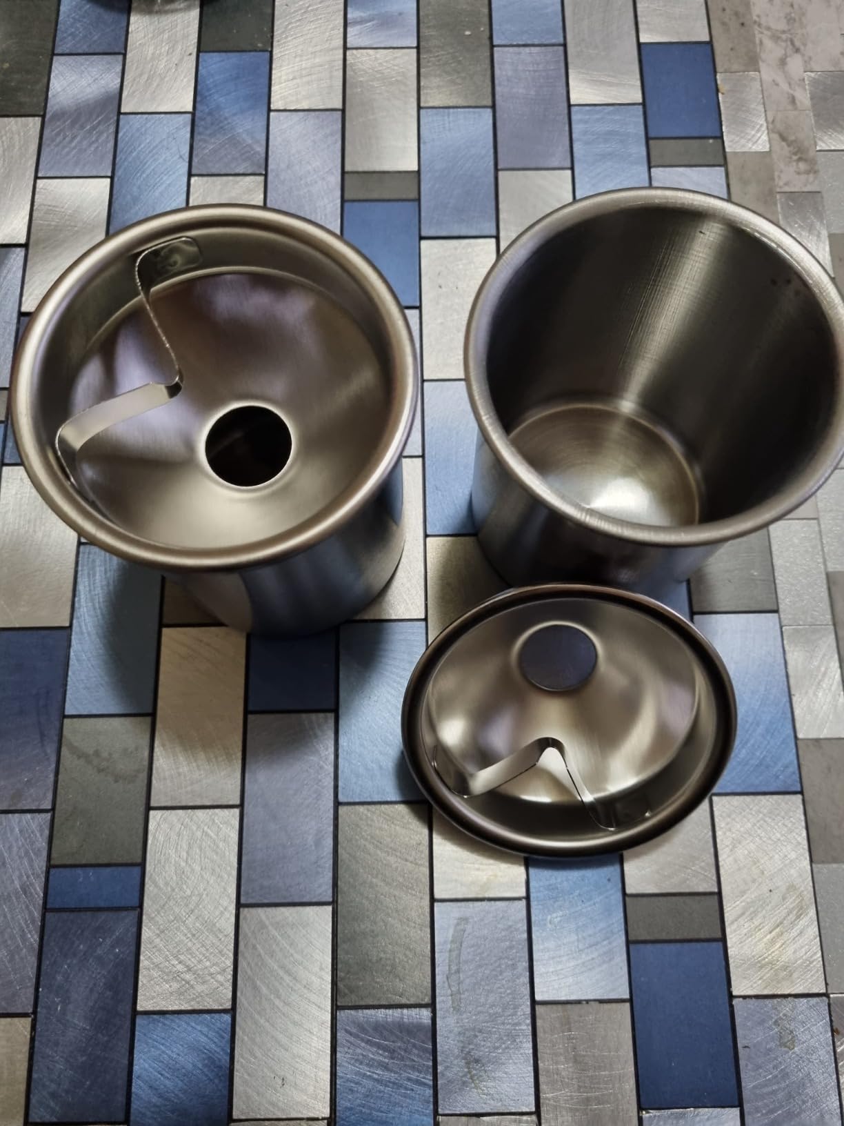 Kytpyi Ashtray With Lid, Ashtray For Outdoors, Colourful Lighting