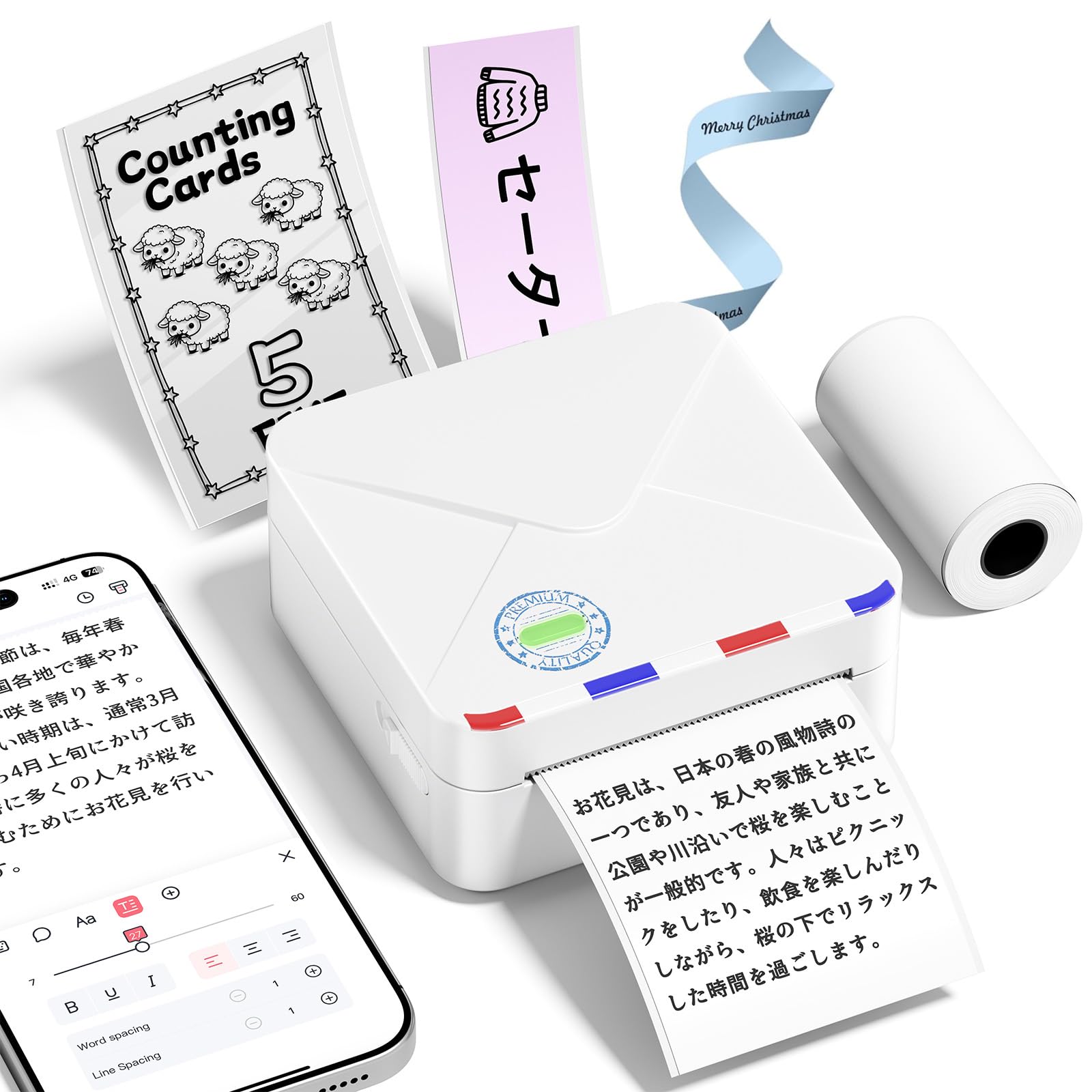 Amazon.co.jp: 【2026新型】ミニサーマルプリンター Phomemo M02S