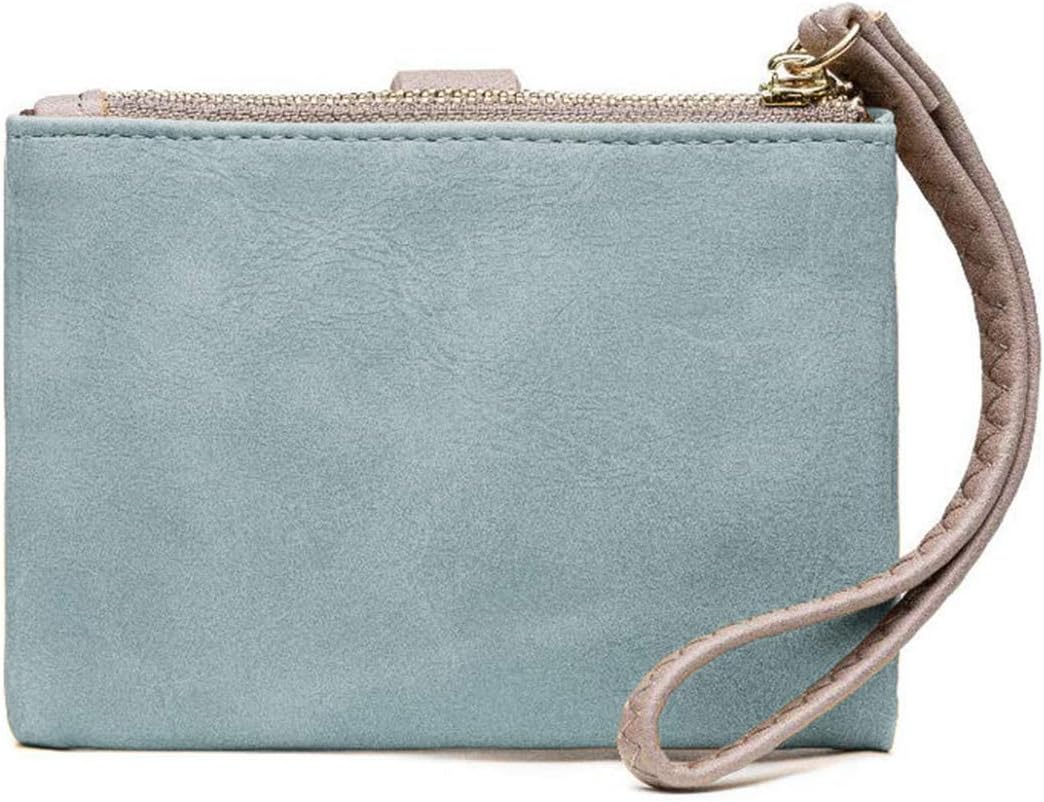 Wallets for Women Rfid Small Compact Bifold short Wallet,Ladies Wristlet Zipper Coin Purse - Image 7