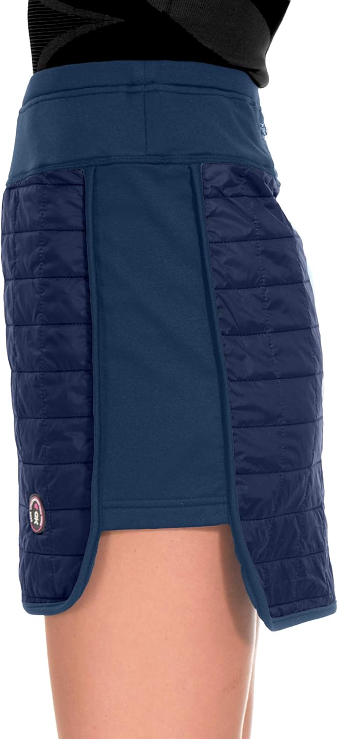 Little Donkey Andy Womens Lightweight Puffer Sport Skorts Warm Quilted