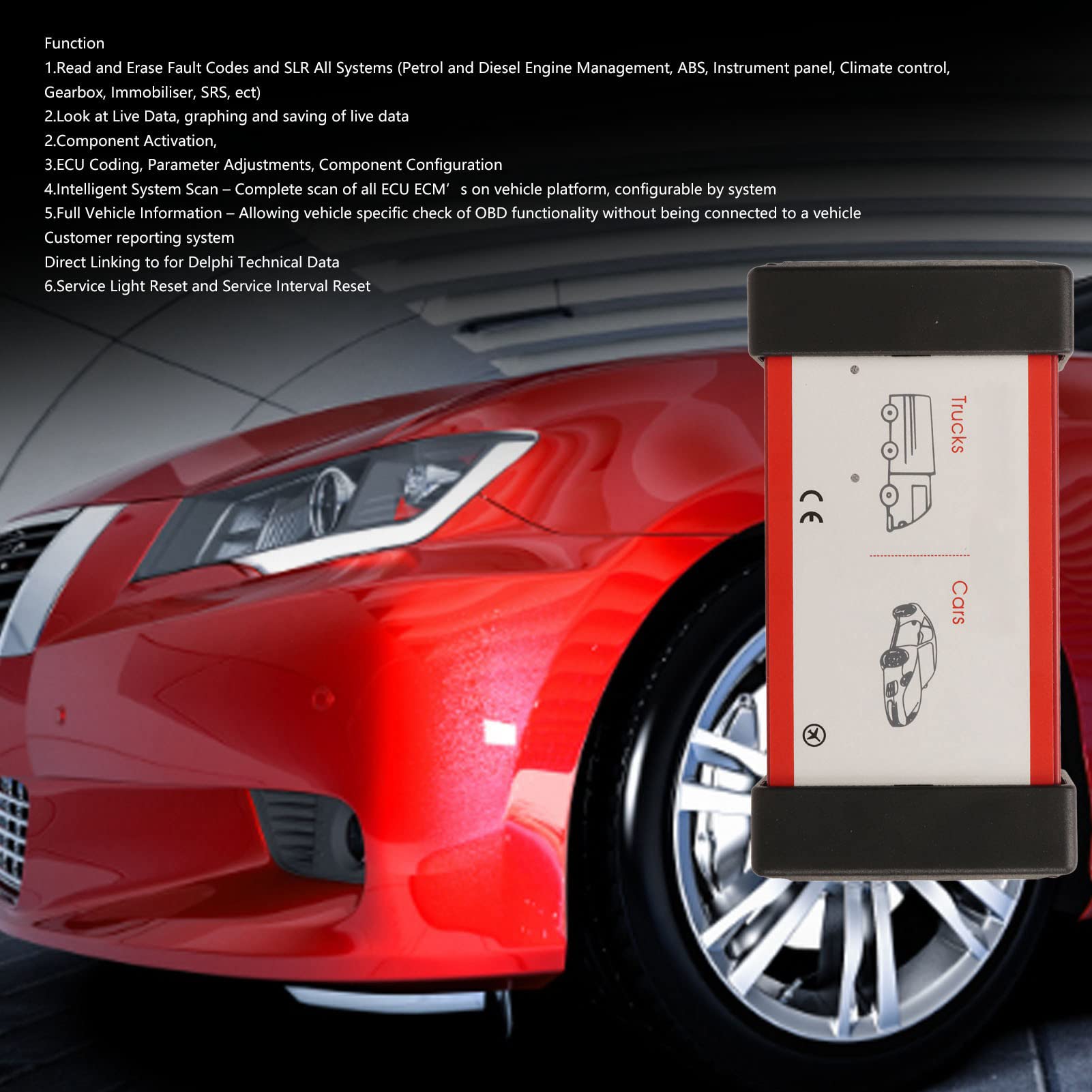 Coche ODB2 Escáner Interfaz Bluetooth ECU Codificación SLR Sistema ODB Lector de Código Herramienta de Diagnóstico Auto ODB2 Herramienta de Diagnóstico