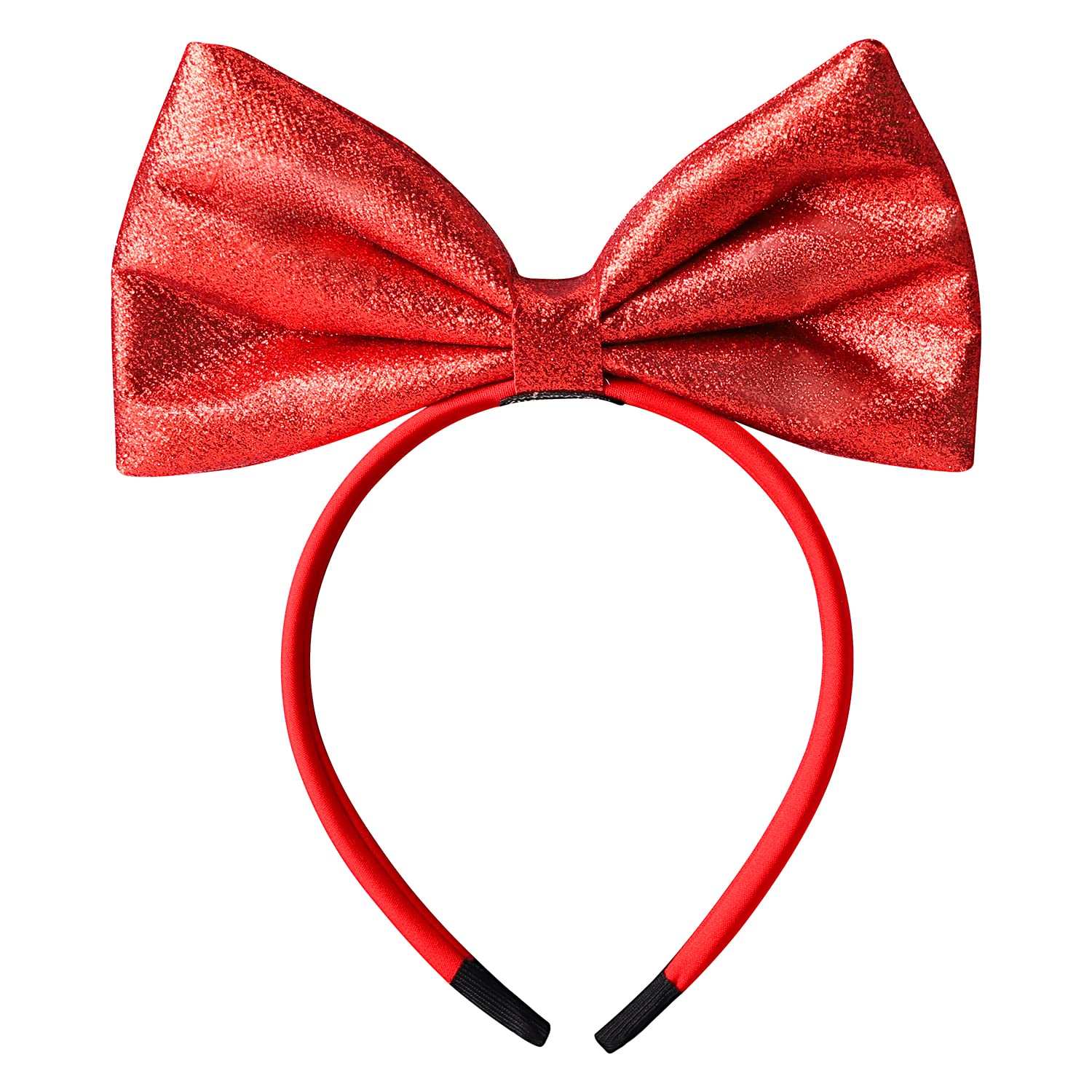 Bow Headbands for Girls, Red Headbands Bow Hair Hoop for