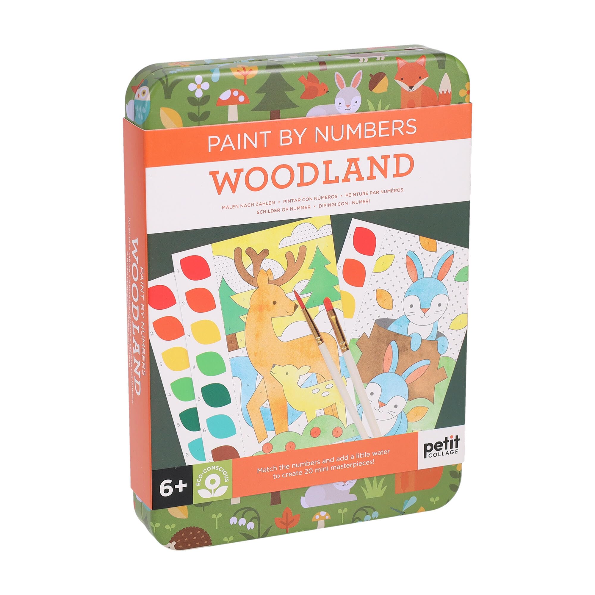 Paint by Numbers: Woodland by Petit Collage (Kit)