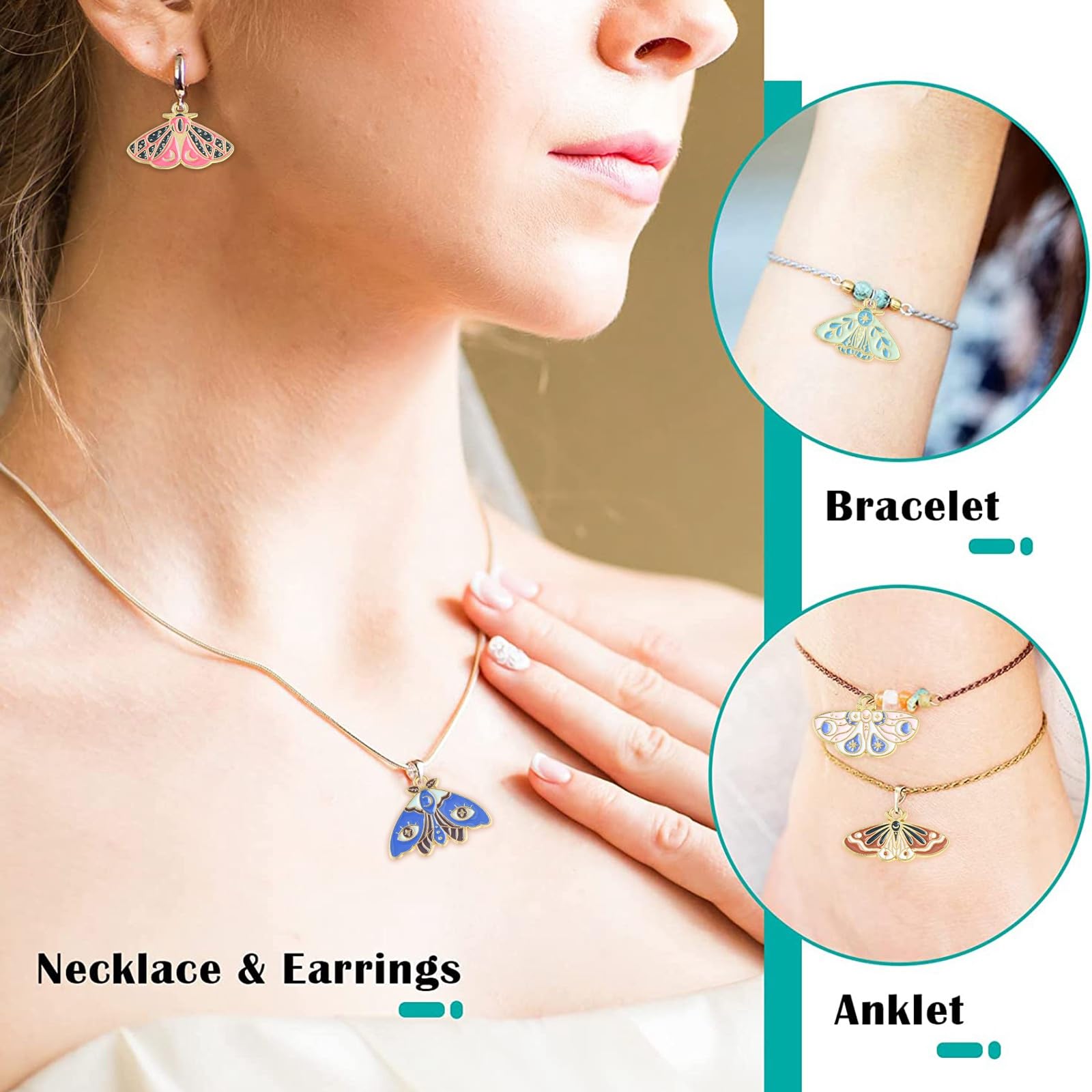 10pcs Brass Charms - Star Animal Shapes For Jewelry Making DIY Crafts