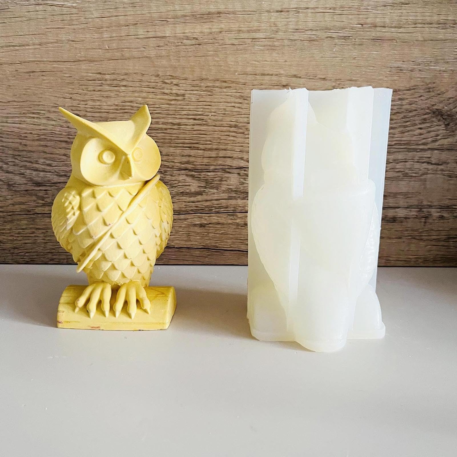 Moules à Bougies En Forme De Chouette En Silicone Pour La