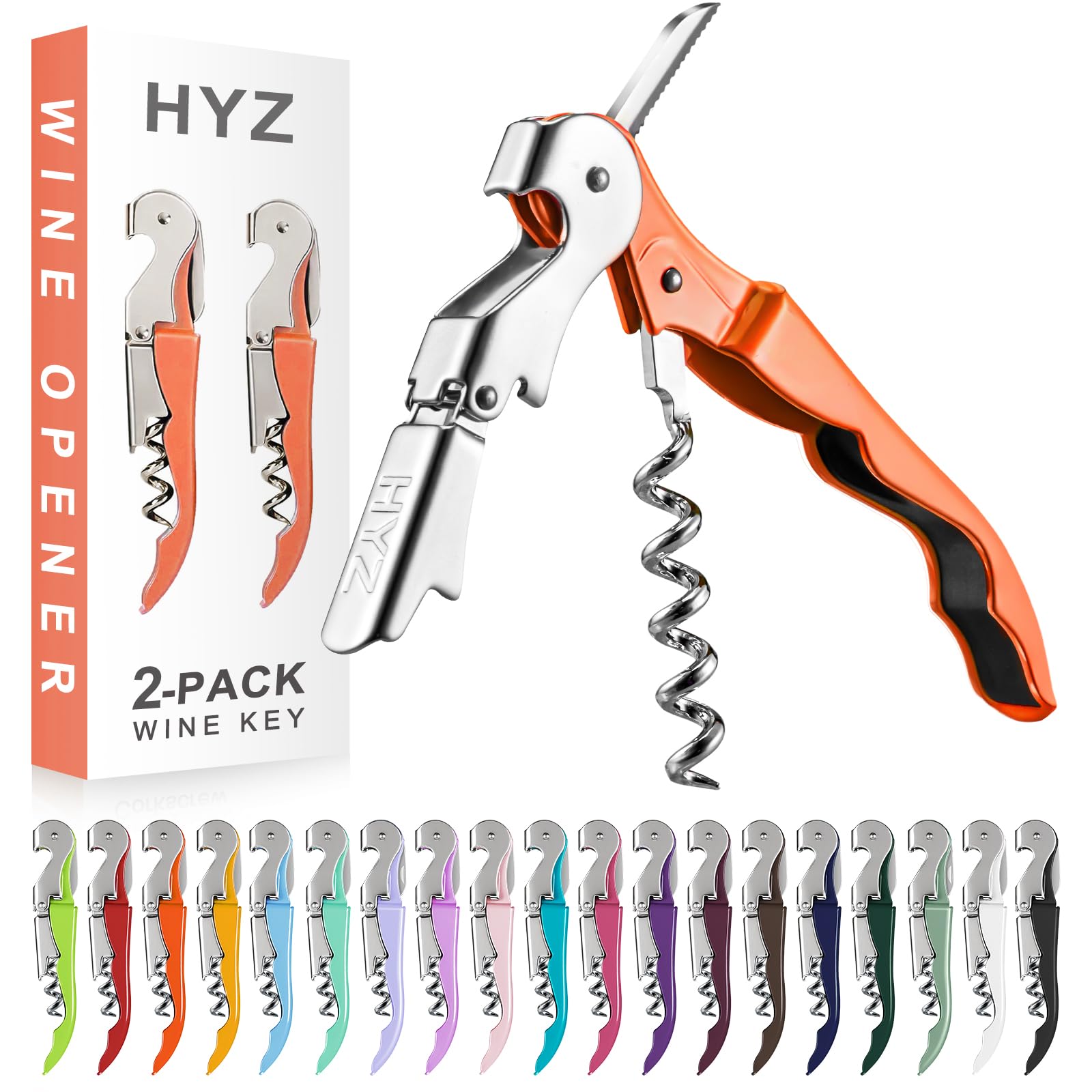 HYZ Wine Opener - Professional Waiter Corkscrew -11