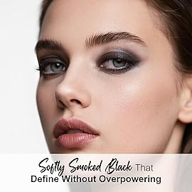 BEPHOLAN 2 PCS Single Matte Black Red Eyeshadow Palette,Eyeliner Powder Goth Makeup Eyeshadow,Gothic Vampire Makeup Kit