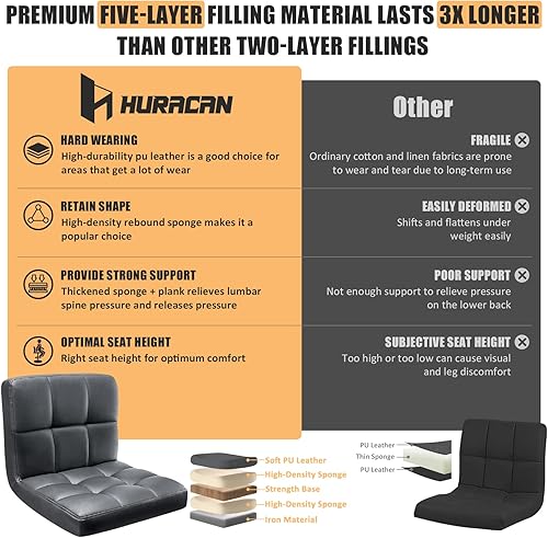 Miniatura 7 de Juego de 2 taburetes de bar grises con brazos, taburetes giratorios de altura de mostrador, taburete de bar ajustable con respaldo y reposabrazos,