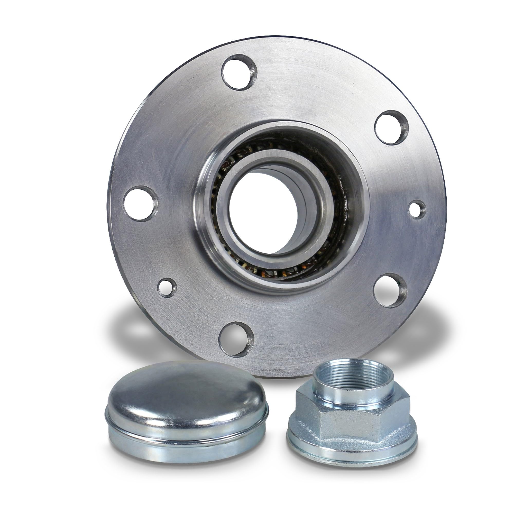 ATEC Germany 2x Buje de rueda trasera con sensor ABS Cojinete de rueda