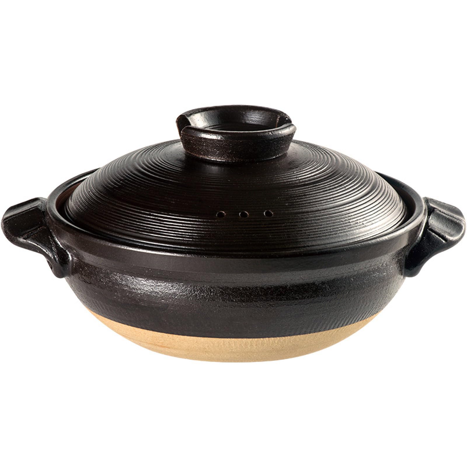 Ceramiczne naczynie do zapiekania z pokrywką, żaroodporny garnek do