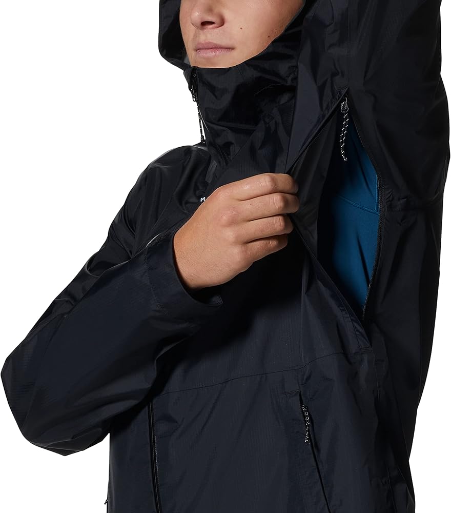 Mountain Hardwear Men's Threshold Jacket, Black, Small at