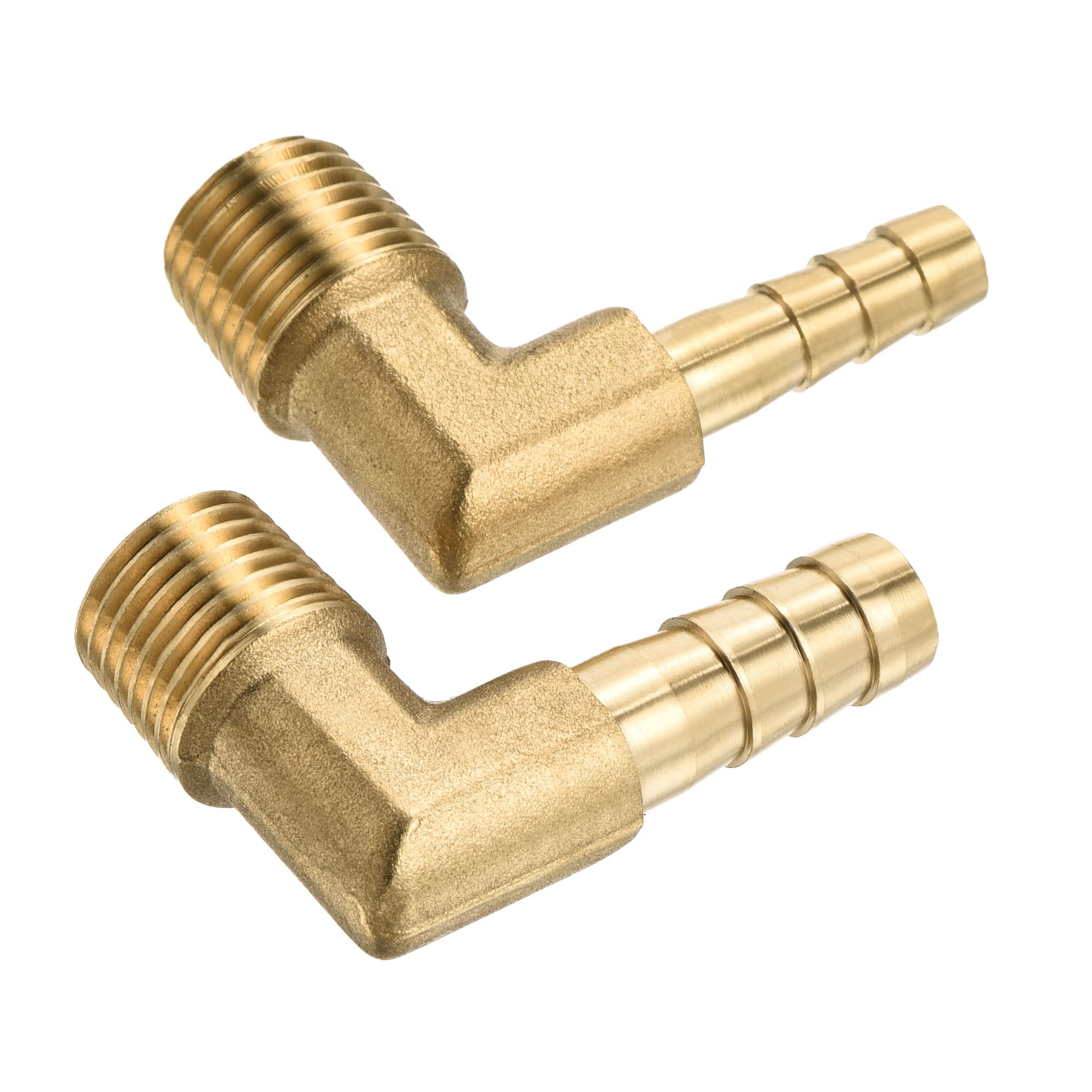 Raccordo A Gomito In Ottone Da 14 Mm Per Tubo Flessibile A 1 - Foto 5