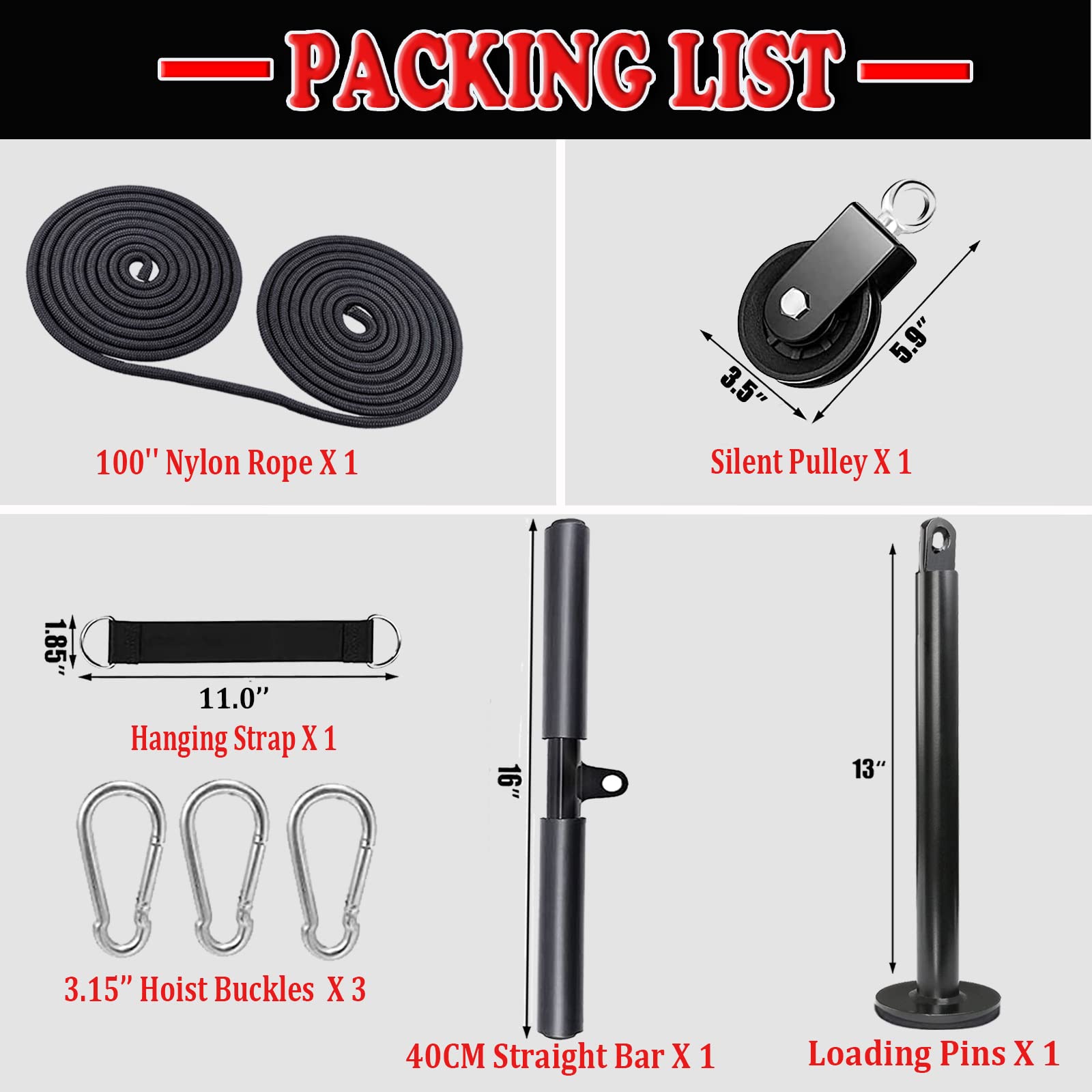 Lifting Pulley System for Gym, 360 Degree Rotation Barbados | Ubuy Lifting Pulley System for Gym, 360 Degree Rotation Barbados | Ubuy
