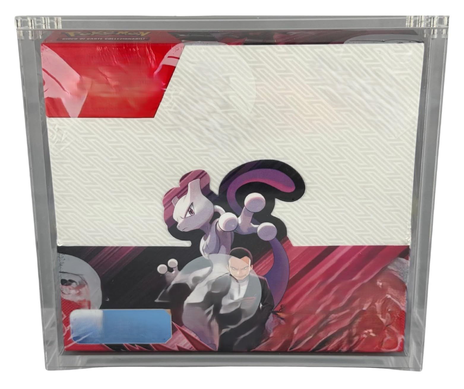 Generico Custodia Magnetica Acrilica 5mm compatibile con Pokemon BOOSTER BOX 36 Bustine, Protezione UV, Antigraffi, Polvere, Pellicola Protettiva, 300g, Gioco di Carte