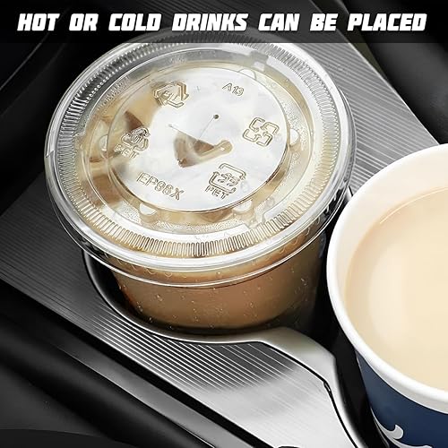 Miniatura 6 de Portavasos para automóvil, 4 unidades, 2.75 pulgadas, con diamantes de imitación, de silicona, para bebidas, antideslizantes, para interior de