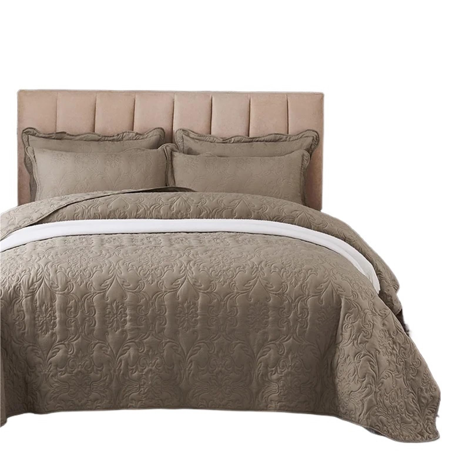 DAJGRHE Bedspread Quilted Bed Cover 220x240cm Coverlet King Size(Color 1,1pc 220x240cm)