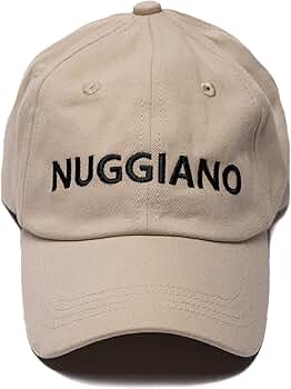 NUGGIANO Baseball Cap for Women Men Adjustable Unstructured