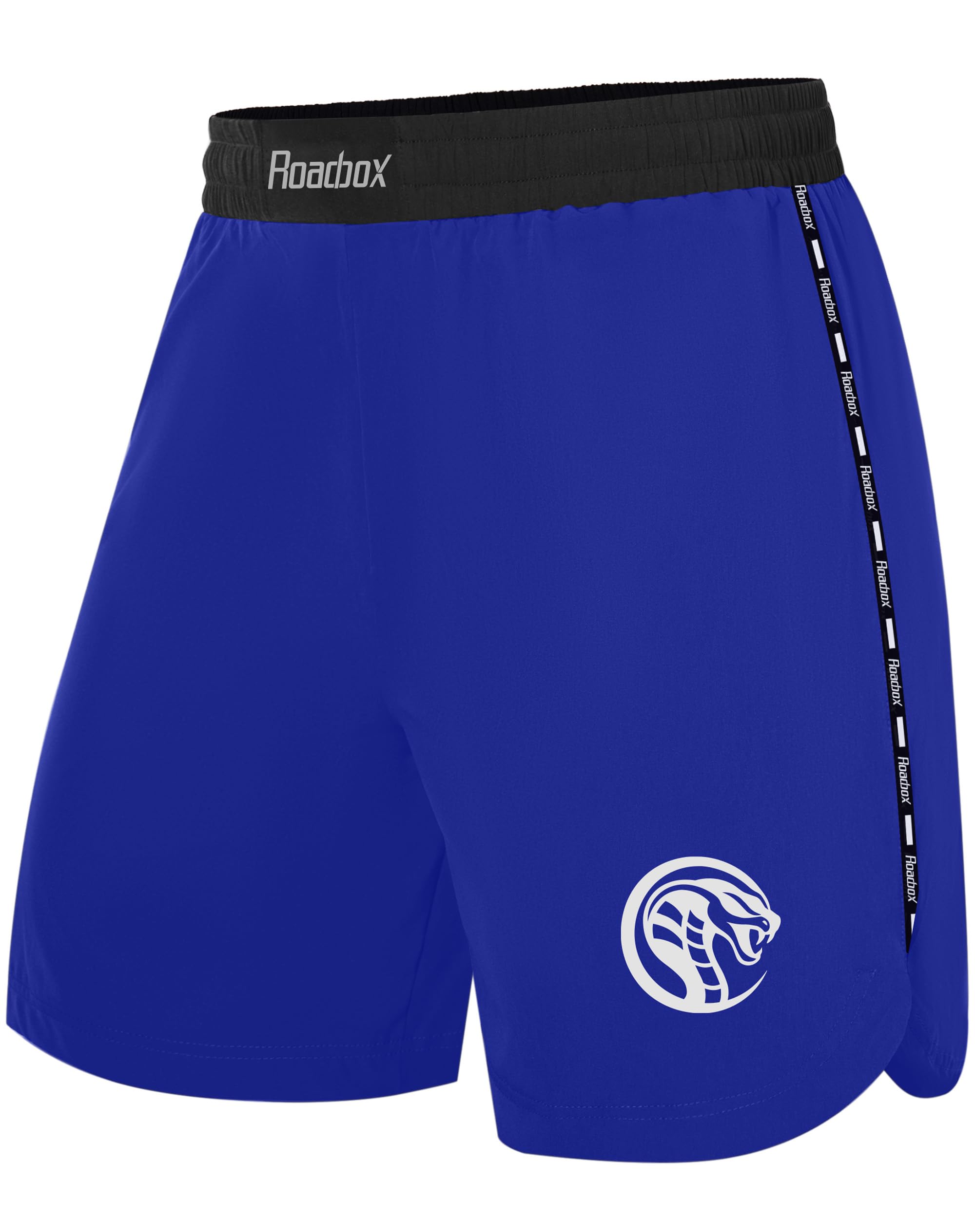 Roadbox Men's MMA BJJ Jiu Jitsu Shorts, No Gi Grappling Boxing Shorts