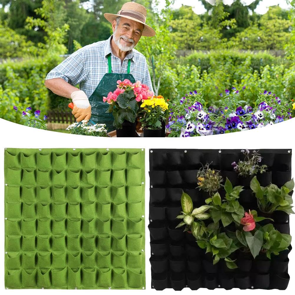 5 Sacchi Per Piante In Tessuto Non Tessuto Ispessito - Vasi Da Giardinaggio 26,4 Litri Con Manici - Traspiranti E Riutilizzabili