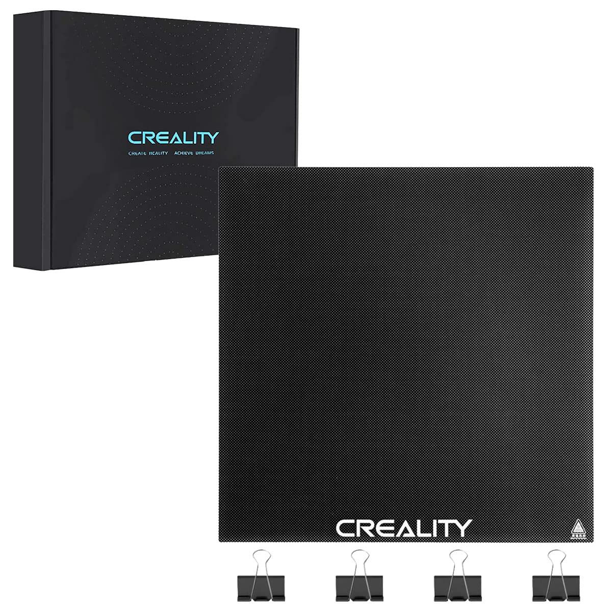 Creality Ender 3 Glass Bed Plate 3D Printer Platforms Tempered Build for Ender 3 V2/Neo,Ender 3 Pro,Ender 3/Neo,Ender 5,CR-20 Pro,Ender 3 S1,Ender 3 S1 Pro,Sermoon V2 3D Printers 235x235mm