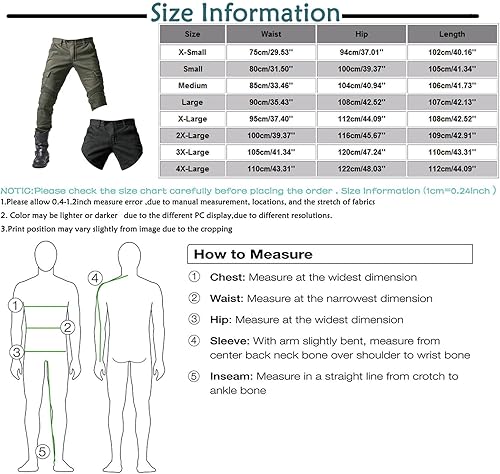 Miniatura 4 de Pantalones de motociclista para hombre, para motocicleta, motocross, a la rodilla, a la cadera, pantalones blindados resistentes al desgaste