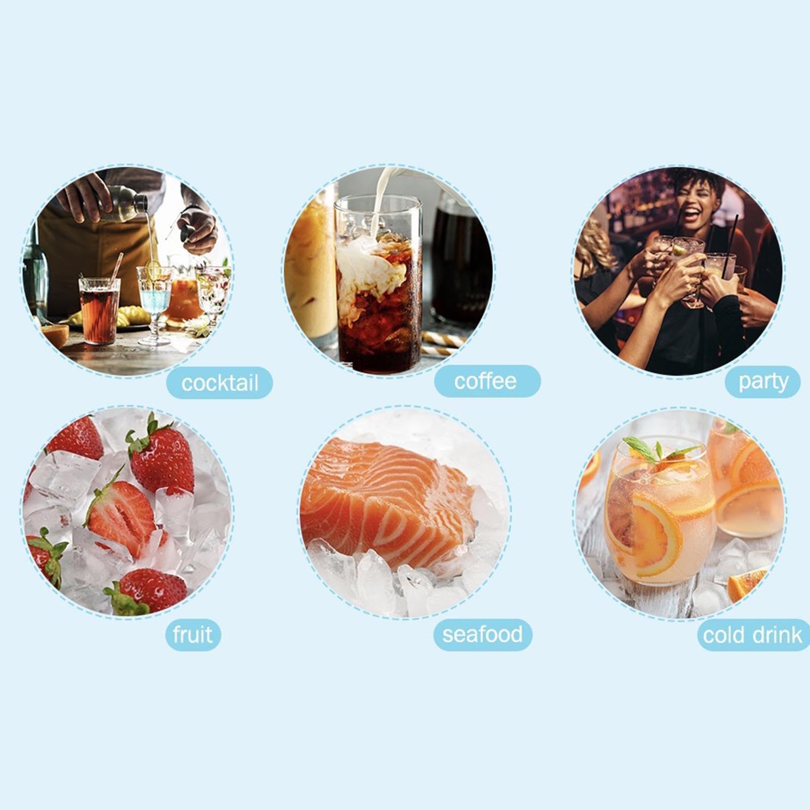 アイスボールトレイ 2段 66グリッド 再利用可能 ゼリー型メーカー 製氷トレイ アイスボールトレイ 2段 66グリッド 再利用可能 ゼリー型メーカー 製氷